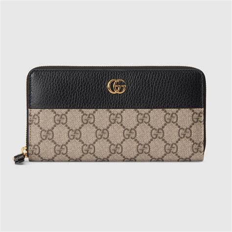 gucci gg marmont leather zip around wallet|Gucci Marmont coin case.